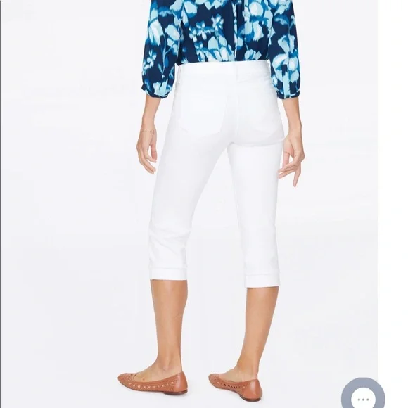 NYDJ Marilyn Straight Crop Cuff Jeans - Picture 2 of 14